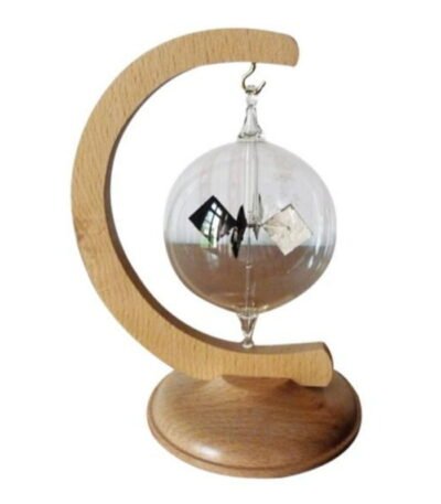 Radiomètre de Crookes Socle en Bois Déco Science