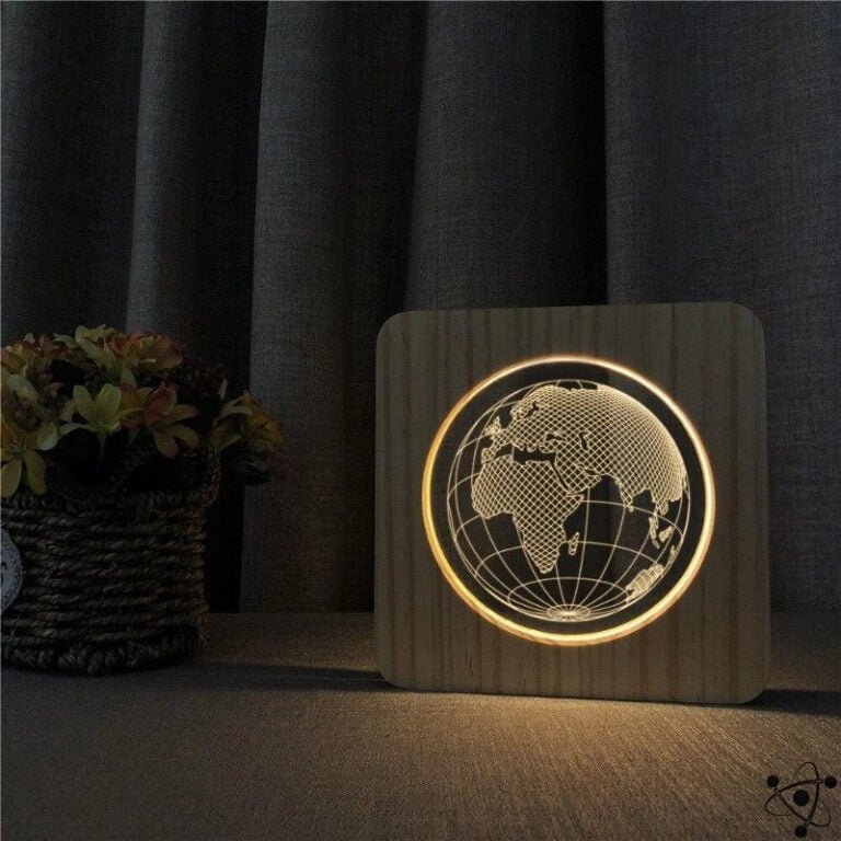 Veilleuse 3D Planète Terre Déco Science