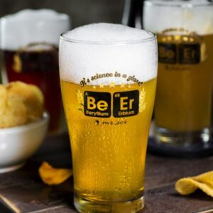 Verre à Bière Éléments Périodiques Déco Science