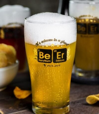 Verre à Bière Éléments Périodiques Déco Science