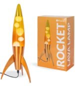 Lampe à Lave Fusée Gold – Image 4