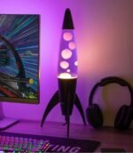 Lampe à Lave Fusée Violette – Image 3