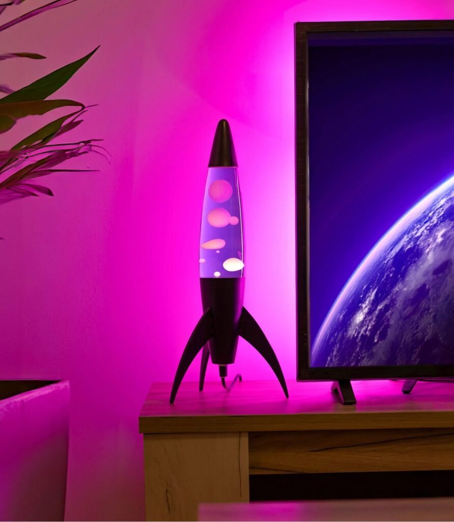 Kosmos 657789 Space Bubbles, Mini Lampe à Lave fusée, kit d'expérimentation pour Enfants à