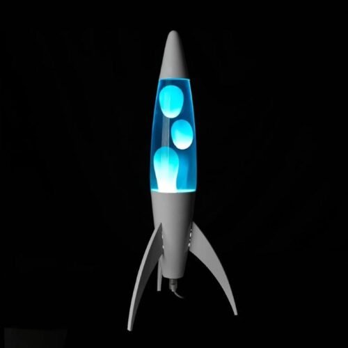 lampe-a-lave-fusee-bleu