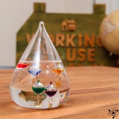 Thermomètre de Galilée Rond Déco Science